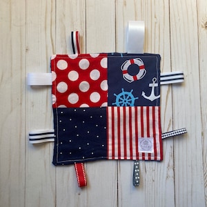 Lovey\Tag Blanket\Security Blanket\Minky\Baby Gift\Baby Shower Gift\Minky Lovey Blanket\Lovey Blanket\Patriotic Lovey\Nautical Lovey