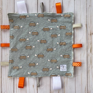 Lovey\Tag Blanket\Security Blanket\Minky\Baby Gift\Baby Shower Gift\Minky Lovey Blanket\Lovey Blanket\Baby Blanket\Turtle Lovey