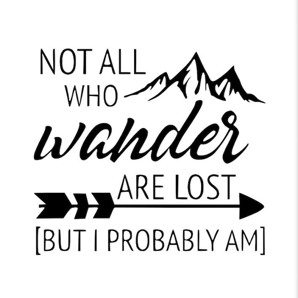 Wander Are Lost - Etsy