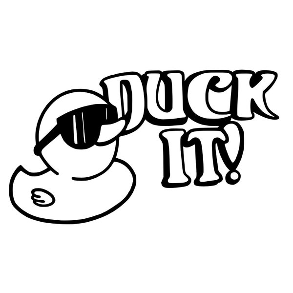 Duck It Decal