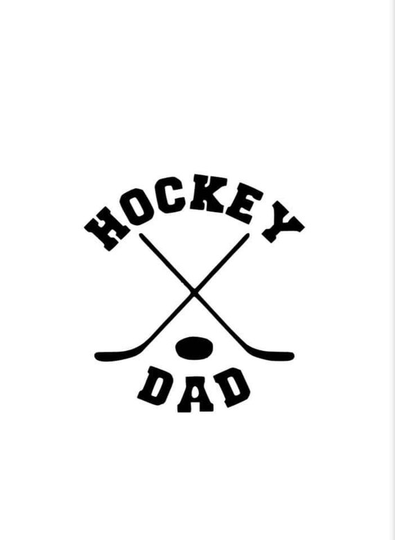 Hockey Dad Decal Etsy