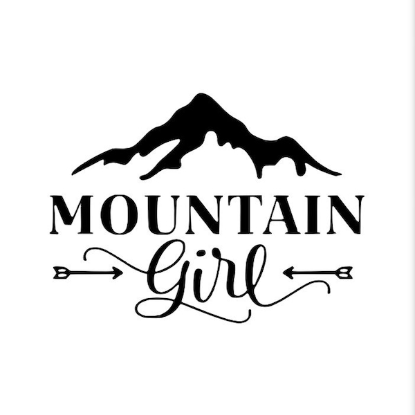 Mountain Girl Decal