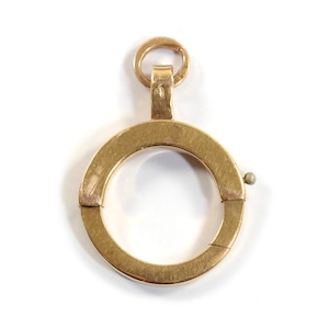 Large round antique clasp in 18 karat gold, antique clasp, french clasp, antique jewelry Paris | Maison Mohs