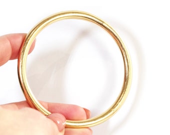 Solid gold bangle bracelet in 18k gold, pre-owned bracelet, vintage bangle bracelet, solid gold | Maison Mohs