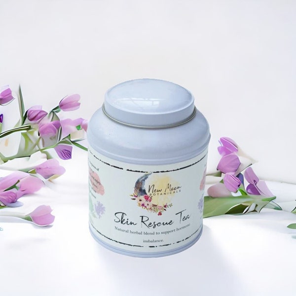 Tisane en vrac bio Skin Rescue pour peau à tendance acnéique. Tisane en vrac pour détox.