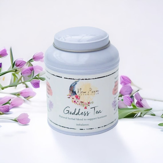 Goddess Herbal Tea-Empower Women Wellness. Monthly Tea to Support Hormone Imbalance & Wellbeing.