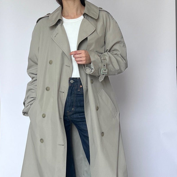 Vintage Classic Tonal Trench Coat S/M