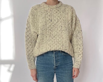 white pullover jumper