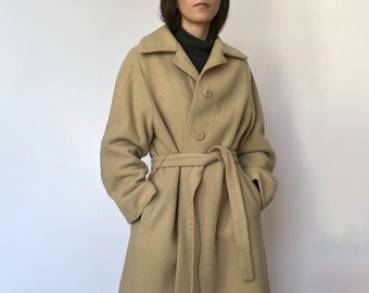 caramel wrap coat