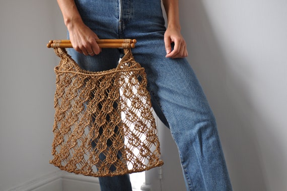 macrame purse