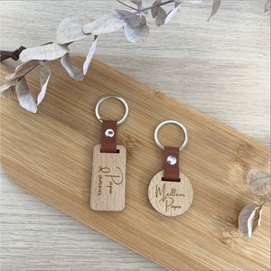 Porte-clés médaille papa - fête des pères