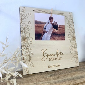 plant photo frame - personalized gift - mother&#39;s/grandma&#39;s day