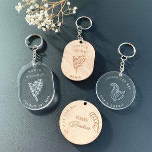 “Lily of the valley” key ring