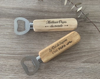 Dad wooden bottle opener