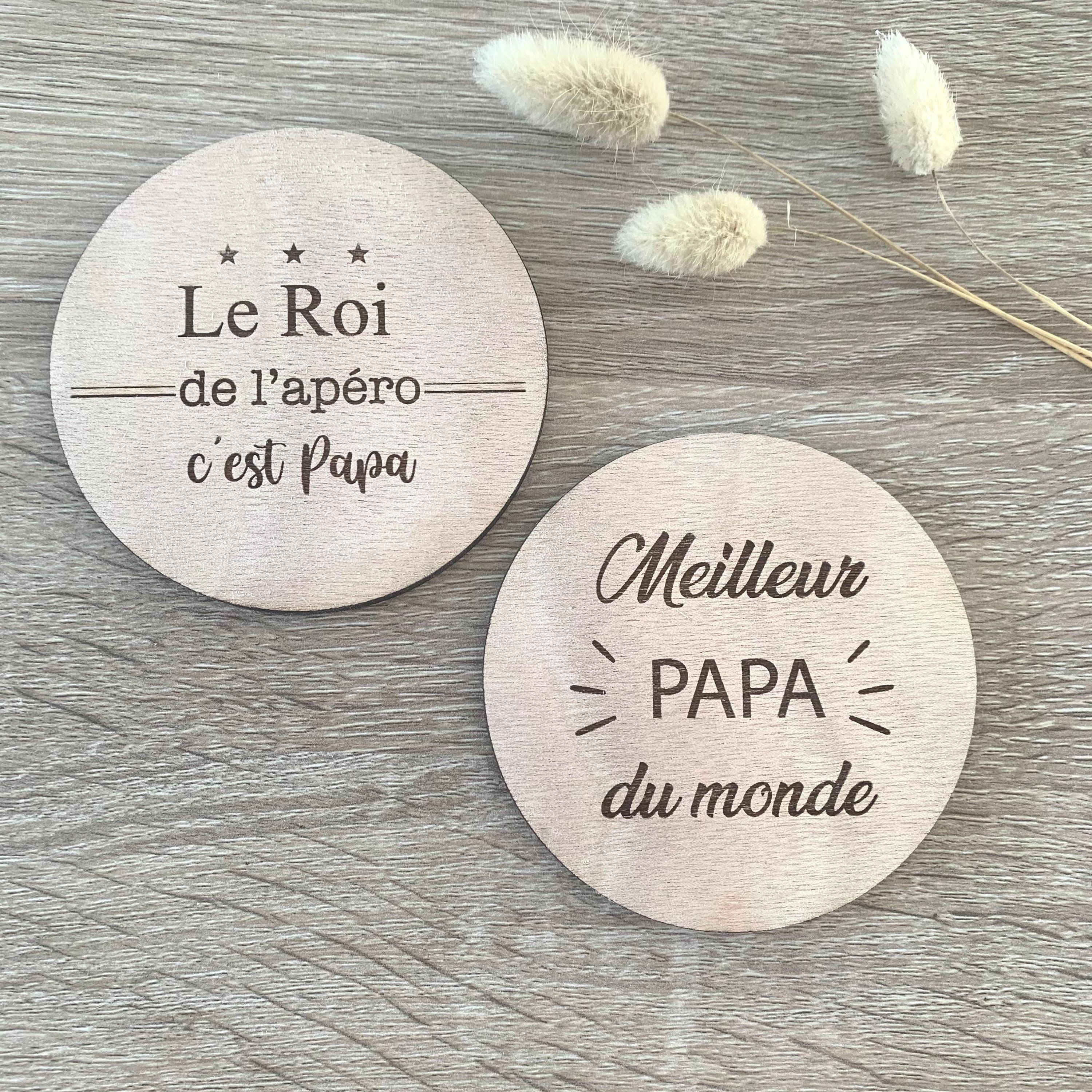 Lot Dessous de Verre Papa