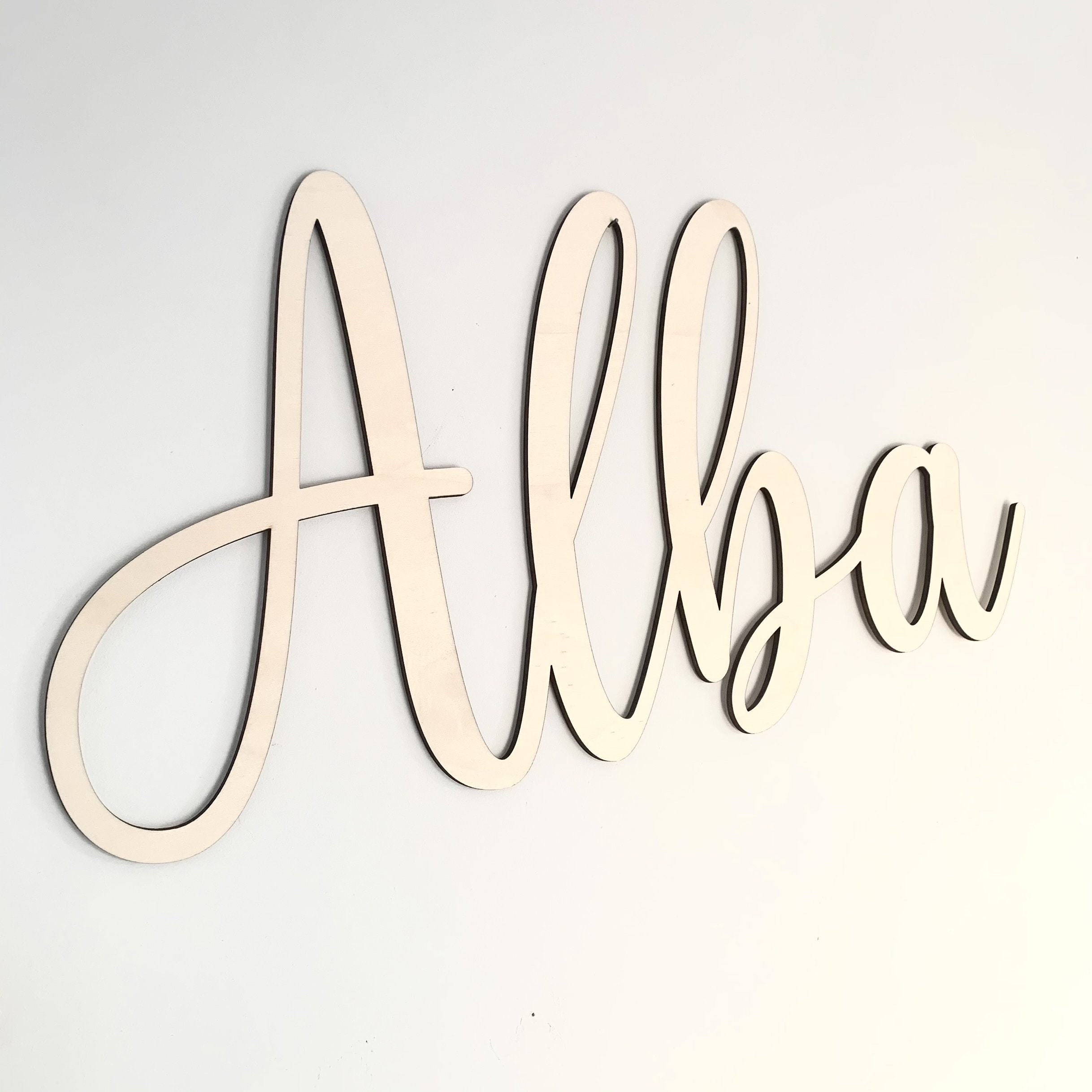 Décoration Murale Prénom en Bois