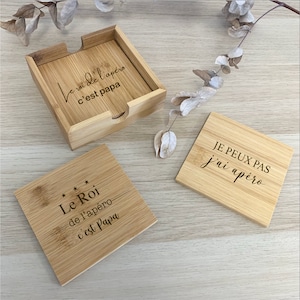 coaster box - father's day - personalized gift