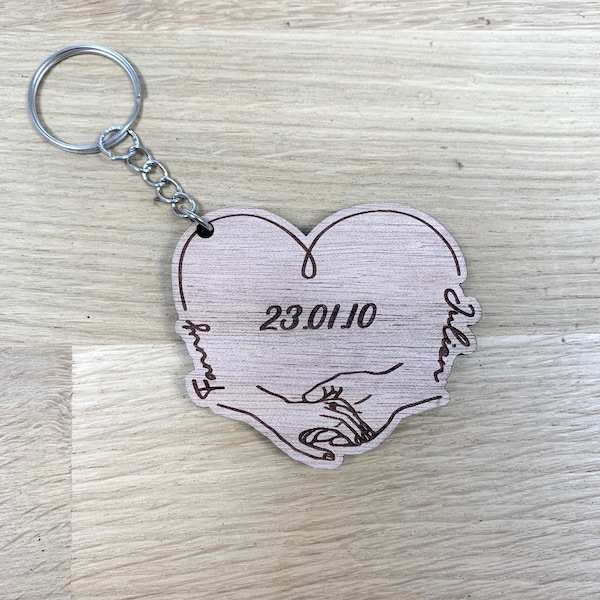 Love/Valentine's "heart" key ring