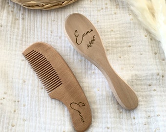 Hair brush/comb - baby - birth gift