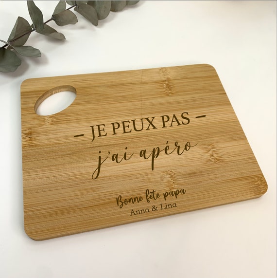 Planche Apéro Papa - Fête Des Pères - Cadeau Personnalisé - France