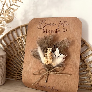 Dried flower sign - gift for mom/grandma - Grandmother&#39;s Day