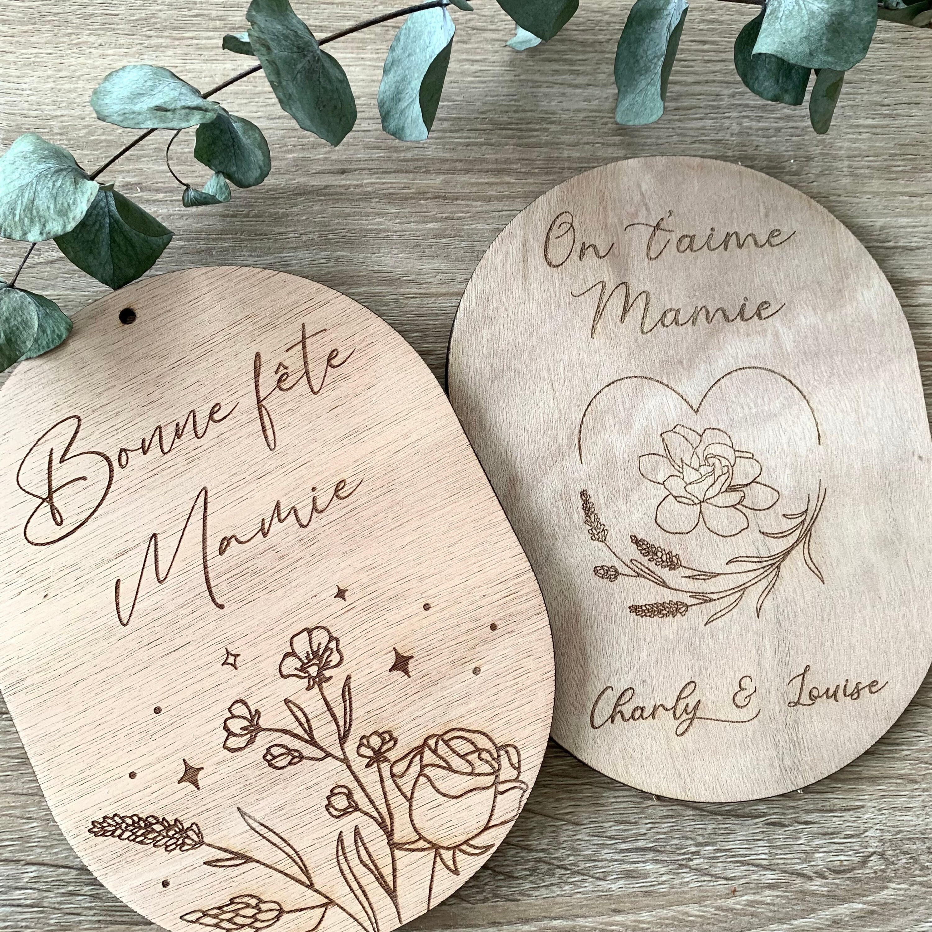 Pancarte Mamie Fleuri