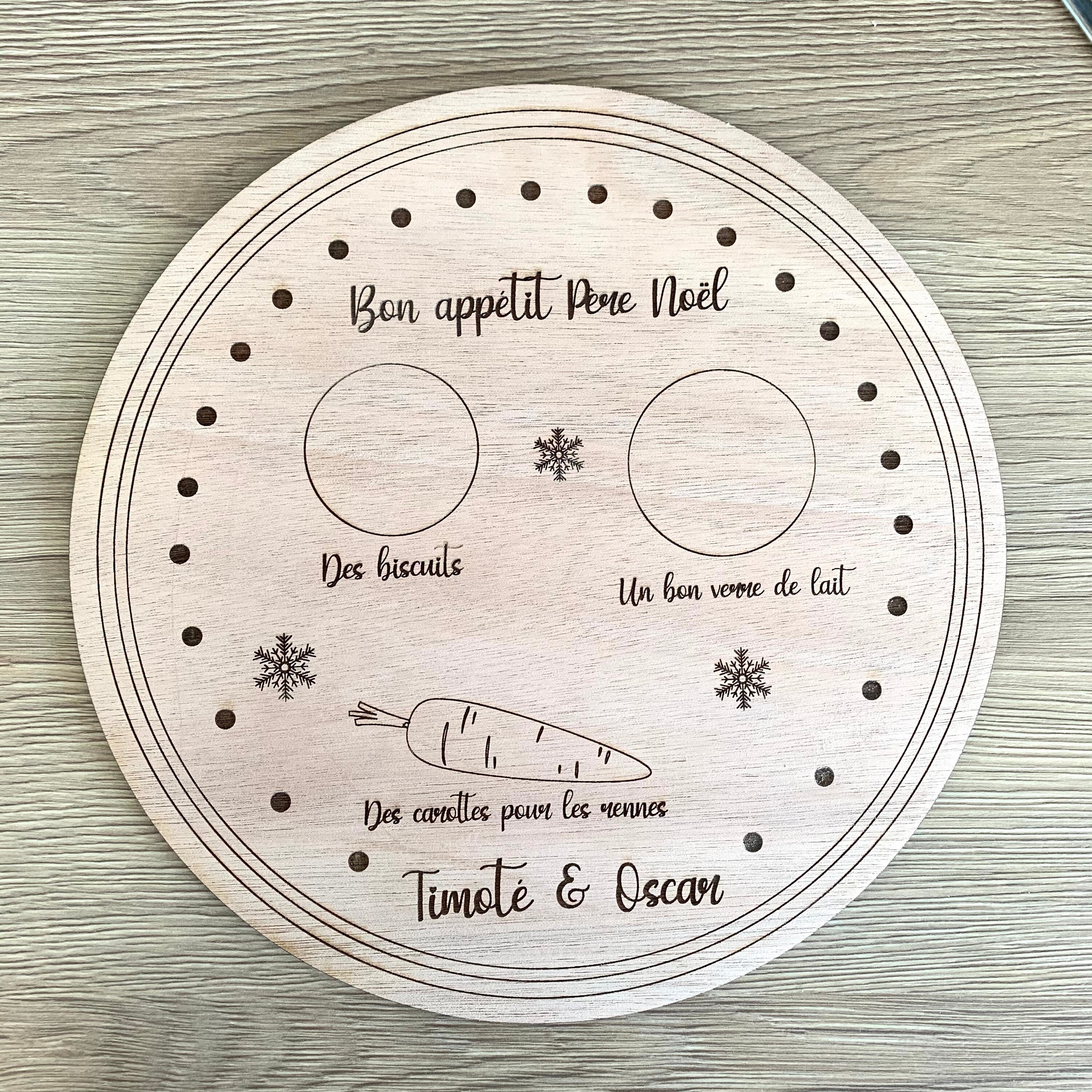 Assiette Du Pere Noël