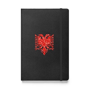 Albanian Eagle Hardcover Bound Notebook