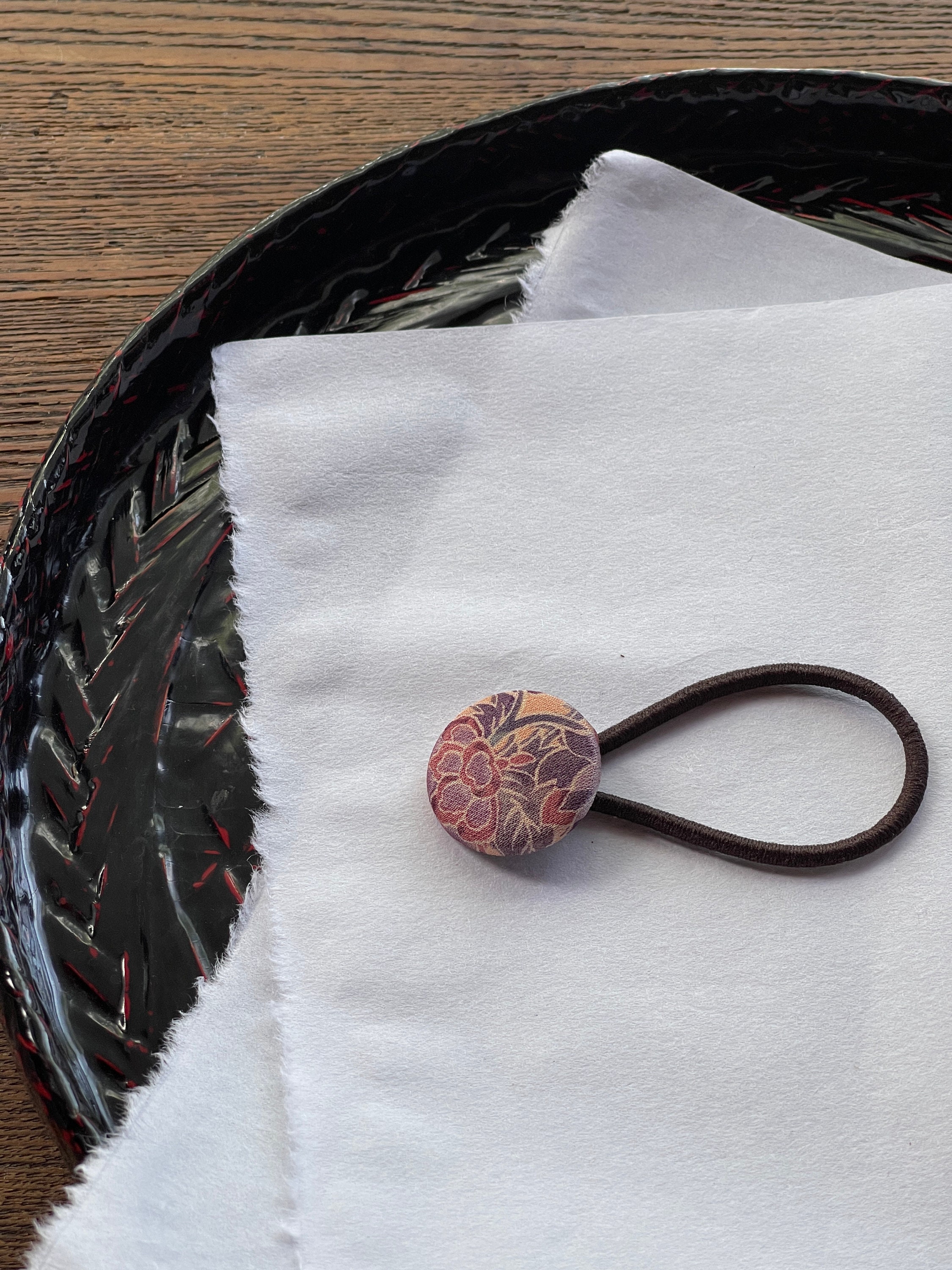 Hair tie -flower- medium