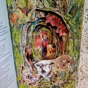 LIBRO TUNNEL ALTERATO Art Journal ~ originale