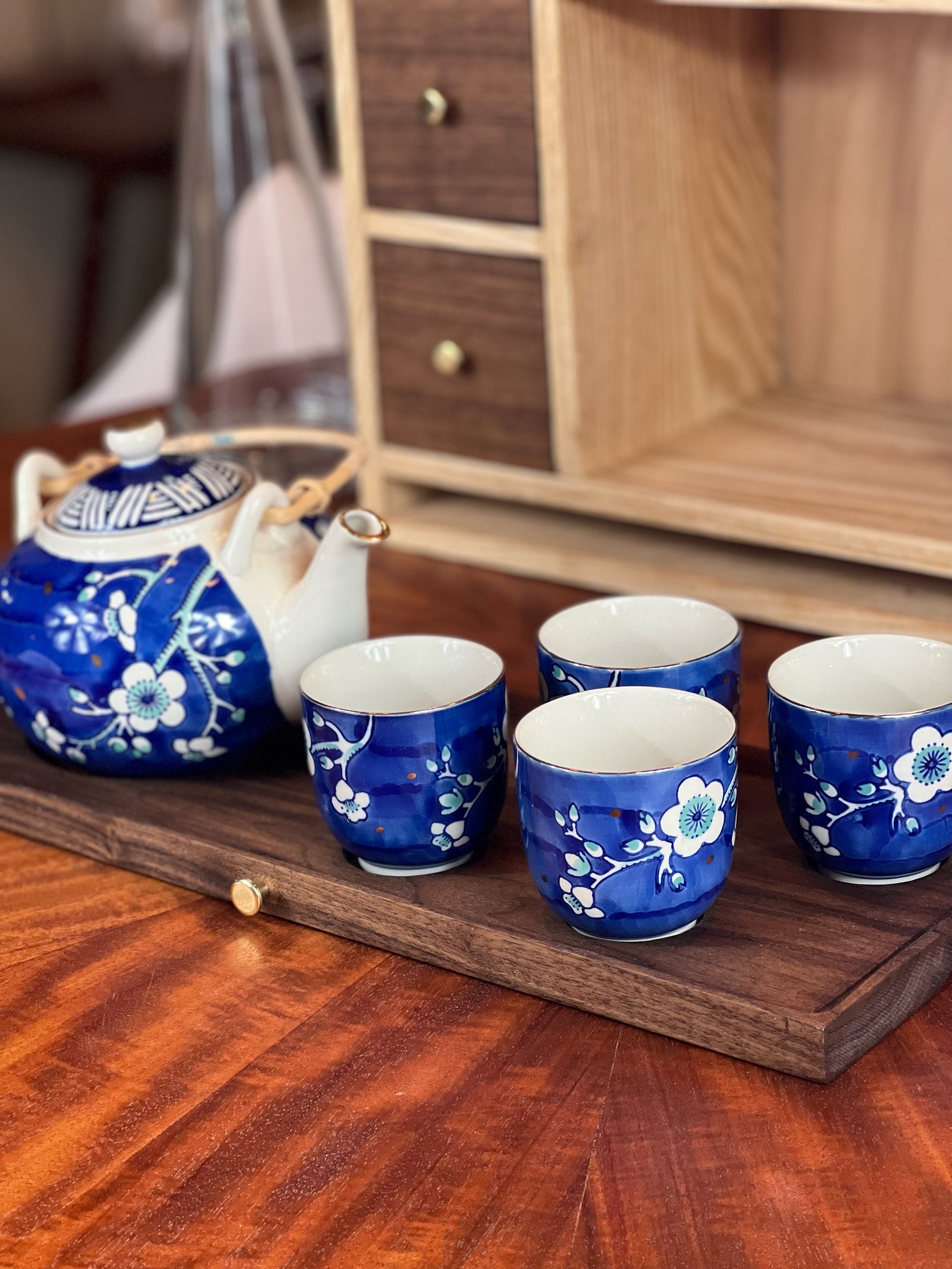 Tea Cabinet With Included Tea Set. Japanese Torii Gate Style - Etsy