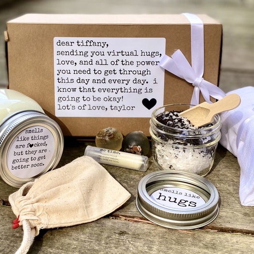 Thinking of You Gift Box Encouragement Gift Support Gift Etsy