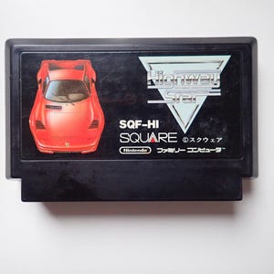 ENG + SAVE - Rad Racer car-battery edition - ENGLISH Version - Famicom - new save battery - original cart - nintendo nes ntsc t-eng fc