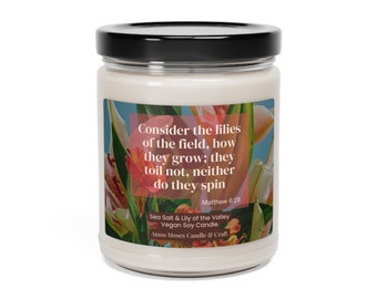 Consider the Lilies Scented Soy Candle, 9oz
