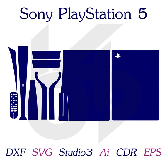 Sony Playstation 5 Ps5 Full Cutting Template for Circuit Etsy
