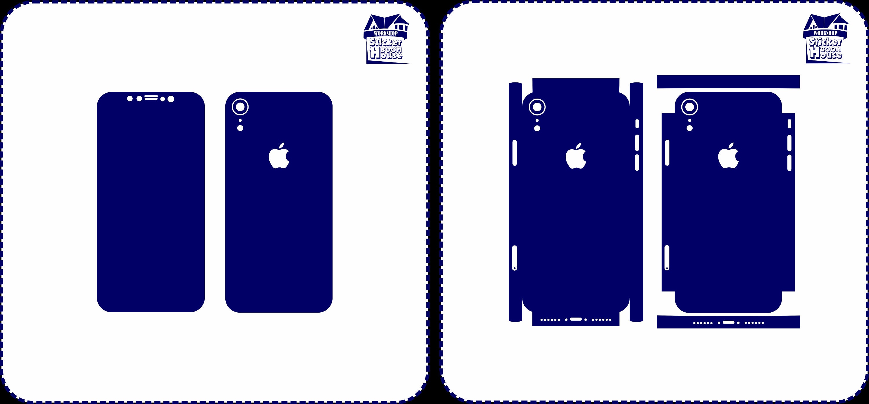 Iphone XR full cutting template for circuit laser plotter Etsy