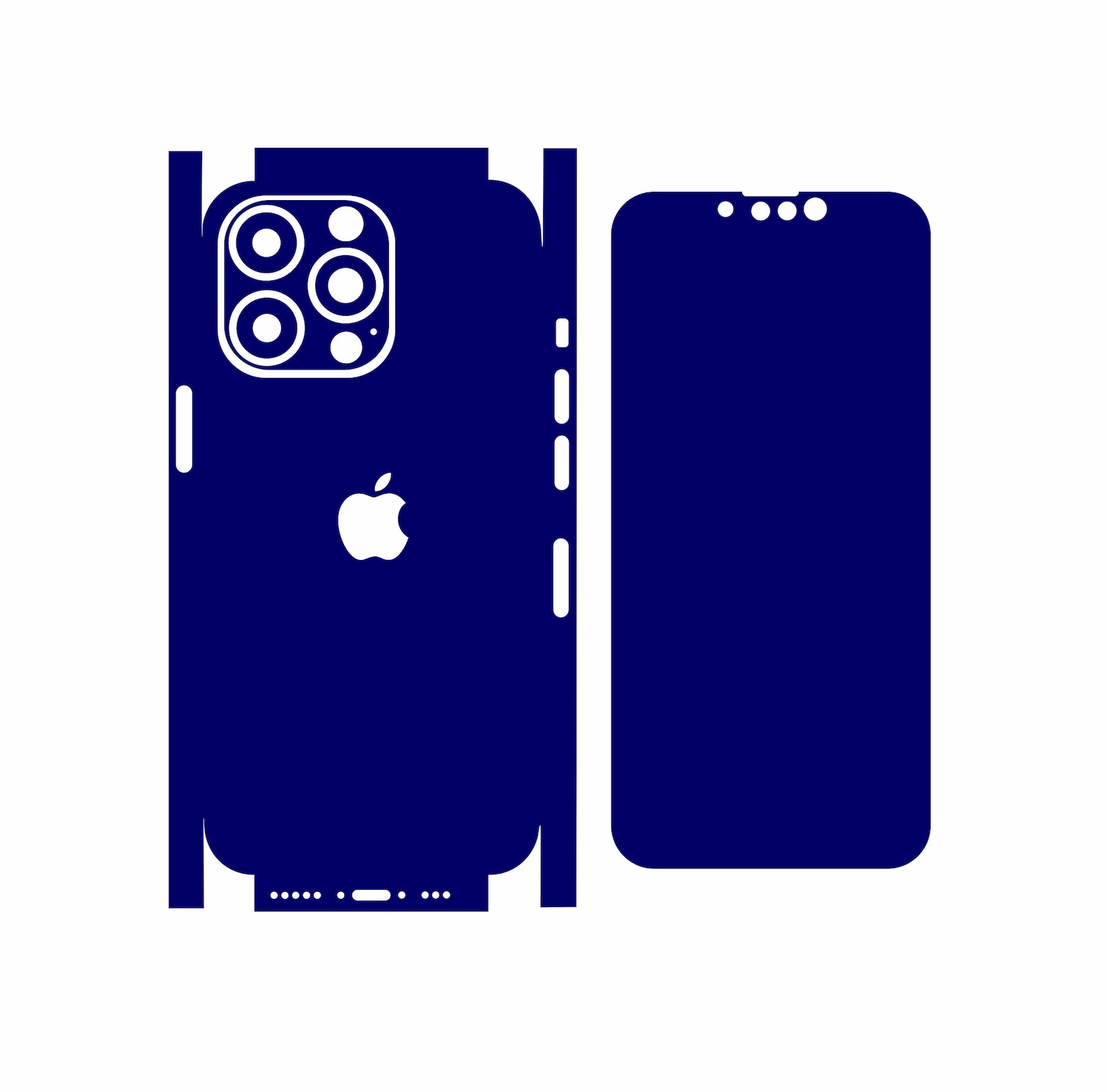 Iphone 13 Pro Skin Vector Template for Vinyl and Polyurethane Etsy