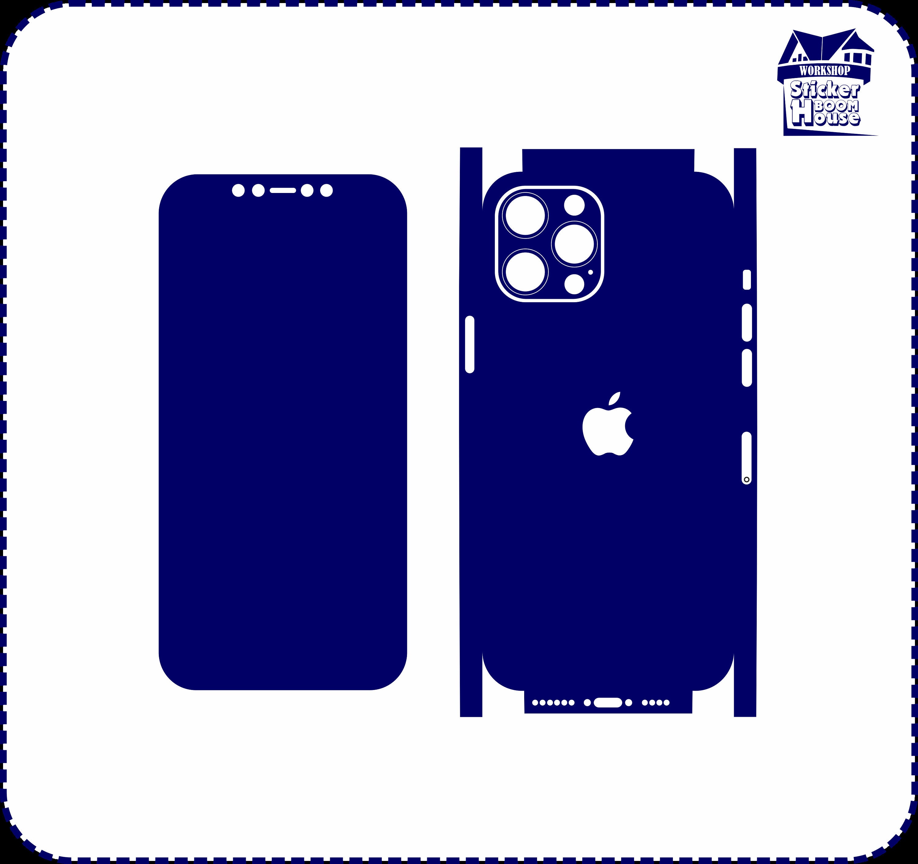 Iphone 12 Pro Template Svg