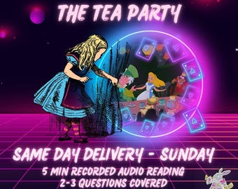 Same Day 5 Minute Recorded Audio Tarot Reading / Same Day / Quick Delivery / Weekend Reading