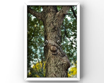 Youthful Tree Folk Print