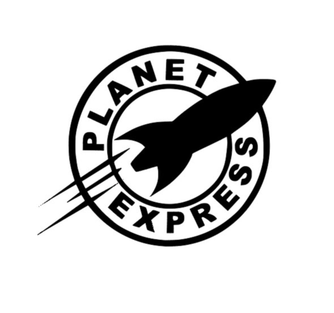 Planet Express Futurama Car Decal - Etsy