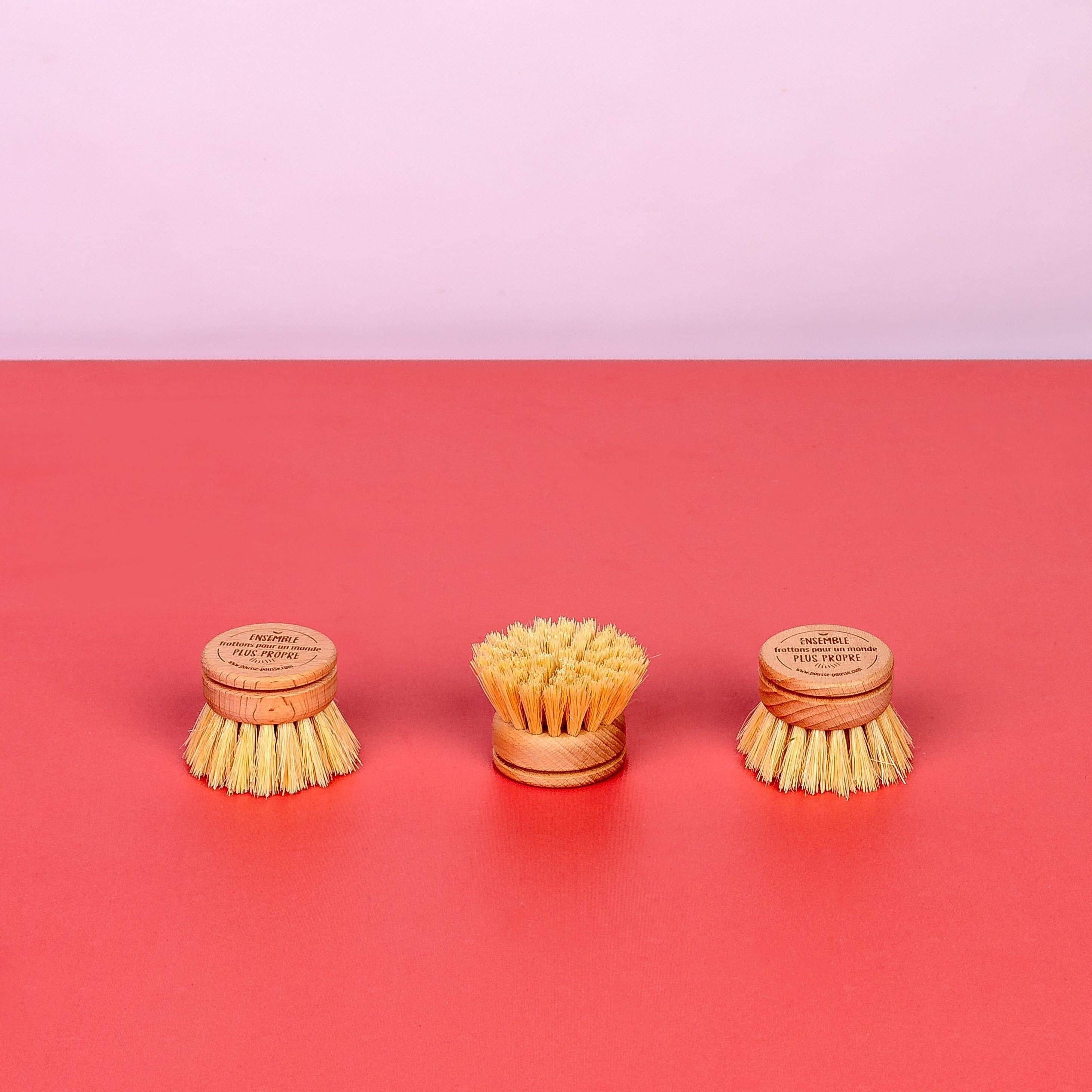 Trio Têtes de Brosse Vaisselle