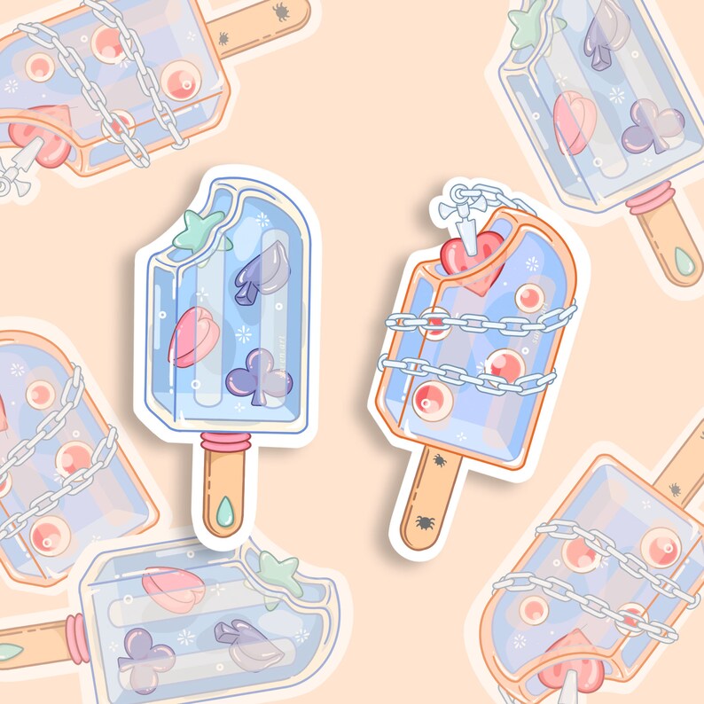 Popsicles Decal Sticker, Assassination Popsicles, Weatherproof Vinyl Sticker Decal, Die ...