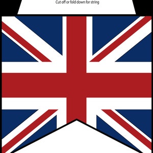 British Flag Printable Happy Birthday Banner, INSTANT DOWNLOAD PDF ...