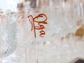 Personalized glass markers for all types of glassware (wine glasses, water glasses, whisky glasses, etc.), also usable as name tags
