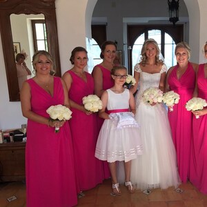 Bridesmaid Dresses in Fuschia Etsy UK