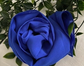 Chiffon Royal Blue, Bright Blue Shawl Cover Up Wrap Bridesmaid, Mother of the Bride, Mother of the Groom, Shawl Gift