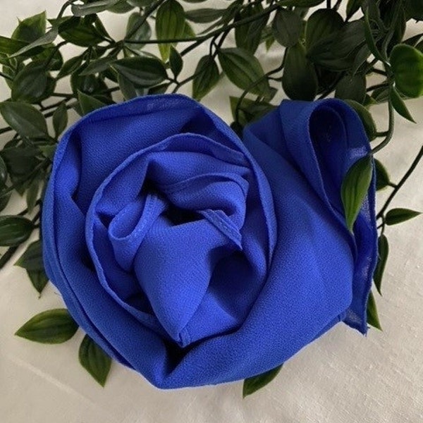 Chiffon Royal Blue, Bright Blue Shawl Cover Up Wrap Bridesmaid, Mother of the Bride, Mother of the Groom, Shawl Gift