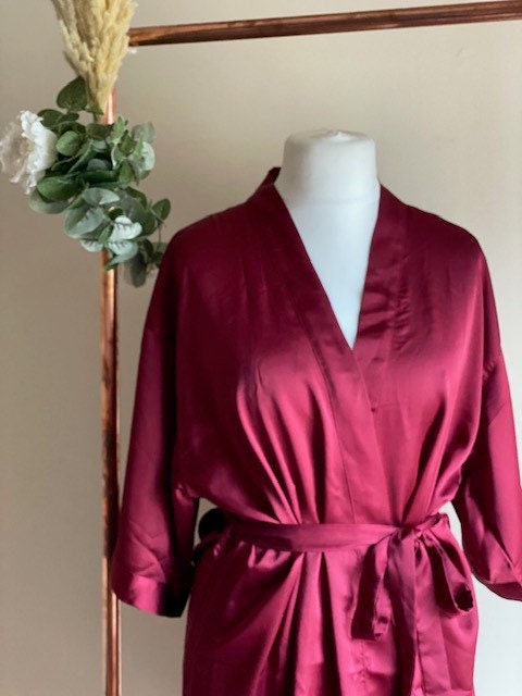 personalised red dressing gown