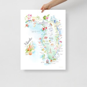 LIEFDEVERHAAL Gekostumeerde kaart van Florida: 18 x 24 inch